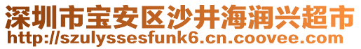 深圳市寶安區(qū)沙井海潤興超市