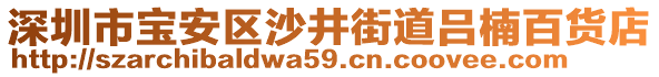 深圳市寶安區(qū)沙井街道呂楠百貨店