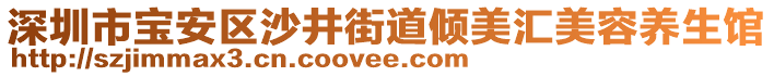 深圳市寶安區(qū)沙井街道傾美匯美容養(yǎng)生館