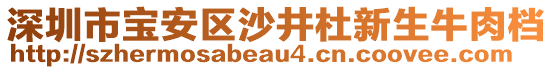 深圳市寶安區(qū)沙井杜新生牛肉檔