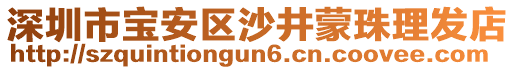 深圳市寶安區(qū)沙井蒙珠理發(fā)店