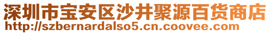 深圳市寶安區沙井聚源百貨商店