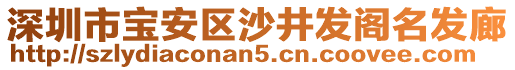 深圳市寶安區沙井發閣名發廊