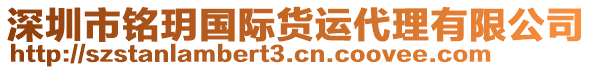 深圳市銘玥國際貨運代理有限公司