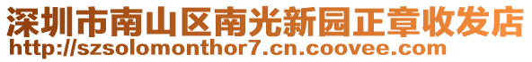 深圳市南山區(qū)南光新園正章收發(fā)店