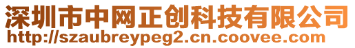 深圳市中網(wǎng)正創(chuàng)科技有限公司