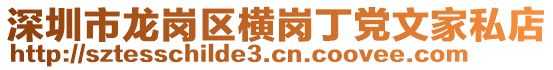 深圳市龍崗區橫崗丁黨文家私店