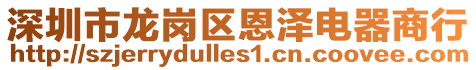 深圳市龍崗區(qū)恩澤電器商行