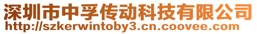 深圳市中孚傳動科技有限公司