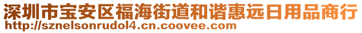 深圳市寶安區(qū)福海街道和諧惠遠(yuǎn)日用品商行