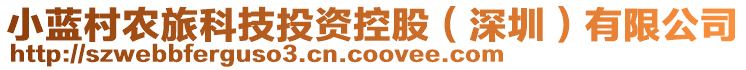 小藍(lán)村農(nóng)旅科技投資控股（深圳）有限公司