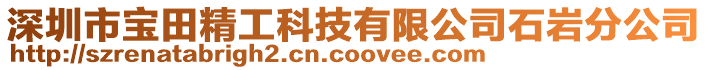 深圳市寶田精工科技有限公司石巖分公司