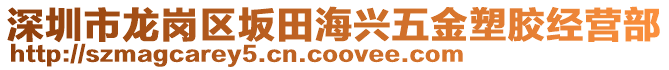 深圳市龙岗区坂田海兴五金塑胶经营部