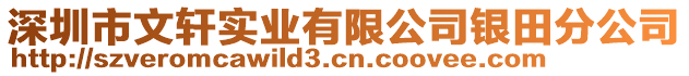 深圳市文軒實業(yè)有限公司銀田分公司