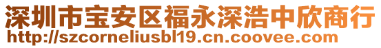 深圳市寶安區(qū)福永深浩中欣商行