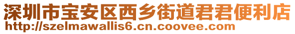 深圳市寶安區(qū)西鄉(xiāng)街道君君便利店