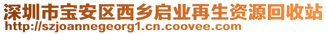 深圳市寶安區(qū)西鄉(xiāng)啟業(yè)再生資源回收站