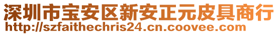 深圳市寶安區新安正元皮具商行