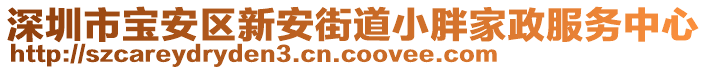 深圳市寶安區(qū)新安街道小胖家政服務(wù)中心