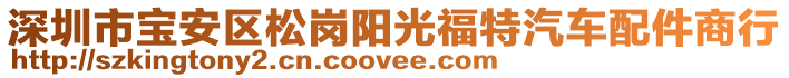 深圳市寶安區(qū)松崗陽光福特汽車配件商行