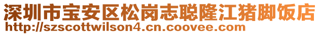 深圳市寶安區(qū)松崗志聰隆江豬腳飯店