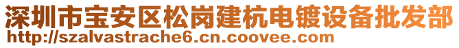 深圳市寶安區(qū)松崗建杭電鍍?cè)O(shè)備批發(fā)部