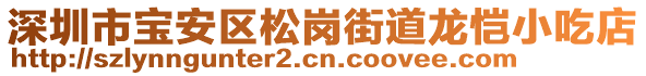 深圳市寶安區(qū)松崗街道龍愷小吃店