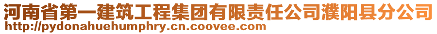 河南省第一建筑工程集團有限責任公司濮陽縣分公司