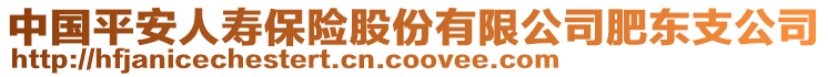 中國(guó)平安人壽保險(xiǎn)股份有限公司肥東支公司