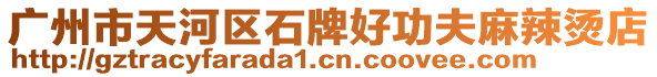廣州市天河區(qū)石牌好功夫麻辣燙店