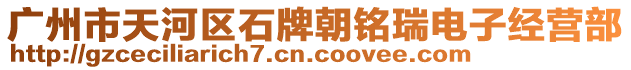廣州市天河區石牌朝銘瑞電子經營部