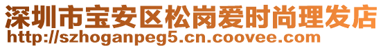 深圳市寶安區松崗愛時尚理發店