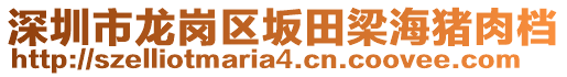 深圳市龍崗區(qū)坂田梁海豬肉檔