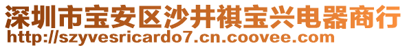 深圳市寶安區(qū)沙井祺寶興電器商行