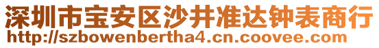 深圳市寶安區(qū)沙井準達鐘表商行