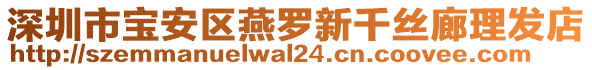 深圳市寶安區(qū)燕羅新千絲廊理發(fā)店