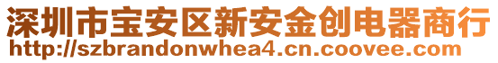 深圳市寶安區(qū)新安金創(chuàng)電器商行