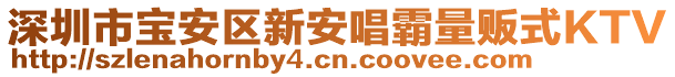深圳市寶安區(qū)新安唱霸量販?zhǔn)終TV