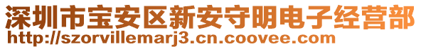 深圳市寶安區(qū)新安守明電子經(jīng)營部