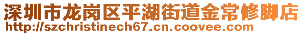 深圳市龍崗區(qū)平湖街道金常修腳店
