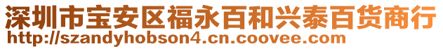 深圳市寶安區(qū)福永百和興泰百貨商行