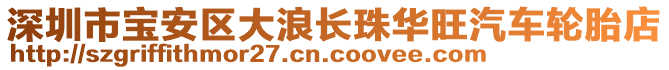 深圳市寶安區(qū)大浪長(zhǎng)珠華旺汽車輪胎店