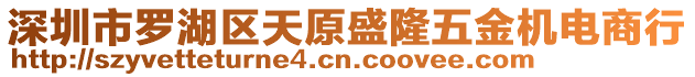 深圳市羅湖區(qū)天原盛隆五金機(jī)電商行