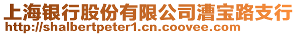 上海銀行股份有限公司漕寶路支行