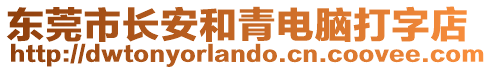 東莞市長(zhǎng)安和青電腦打字店