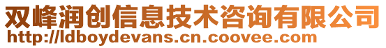 雙峰潤(rùn)創(chuàng)信息技術(shù)咨詢有限公司