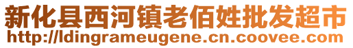 新化縣西河鎮老佰姓批發超市