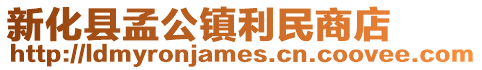 新化县孟公镇利民商店