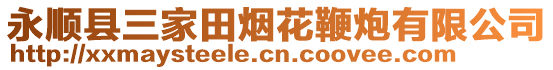 永順縣三家田煙花鞭炮有限公司