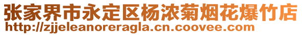 张家界市永定区杨浓菊烟花爆竹店